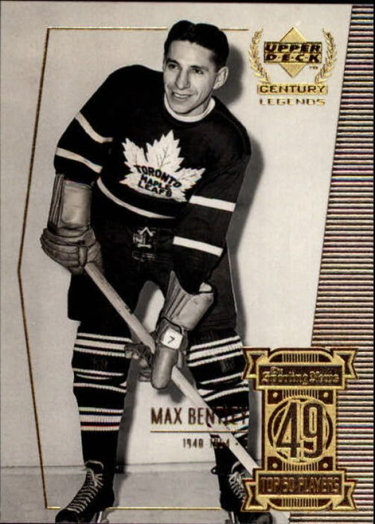 NHL 1999-00 Upper Deck Century Legends - No 49 - Bentley