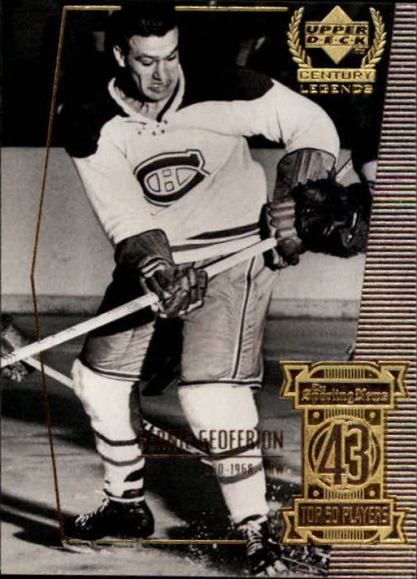 NHL 1999-00 Upper Deck Century Legends - No 43 - Geoffrion