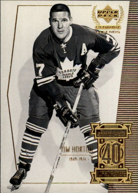 NHL 1999-00 Upper Deck Century Legends - No 40 - Horton