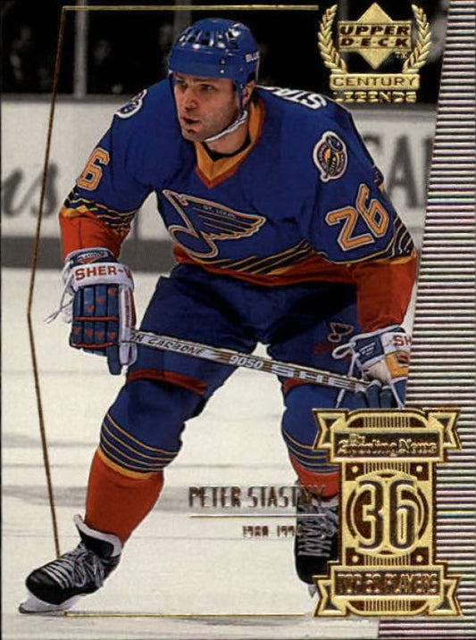 NHL 1999-00 Upper Deck Century Legends - No 36 - Stastny