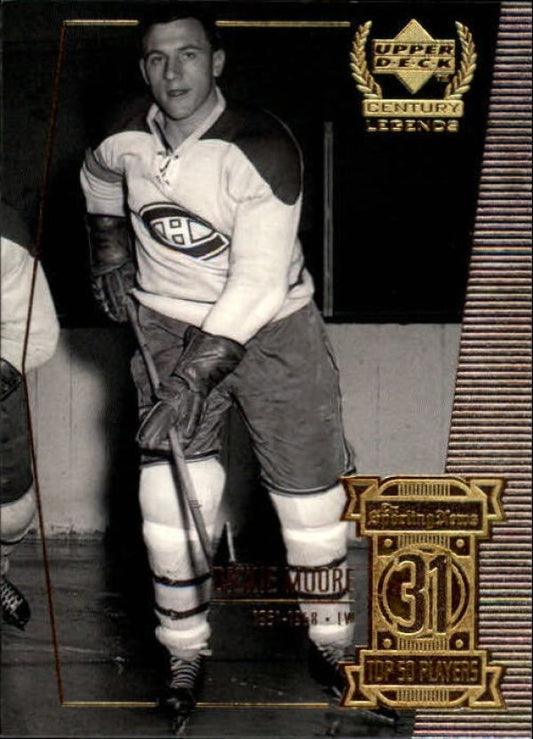 NHL 1999-00 Upper Deck Century Legends - No 31 - Moore