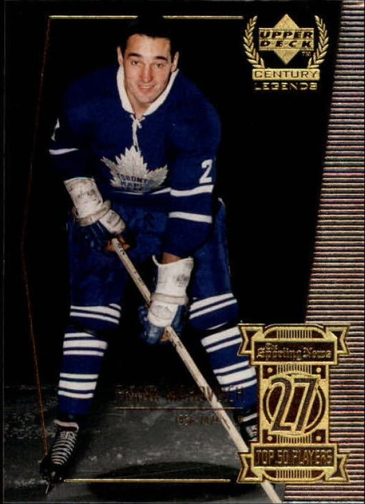 NHL 1999-00 Upper Deck Century Legends - No 27 - Mahovlich