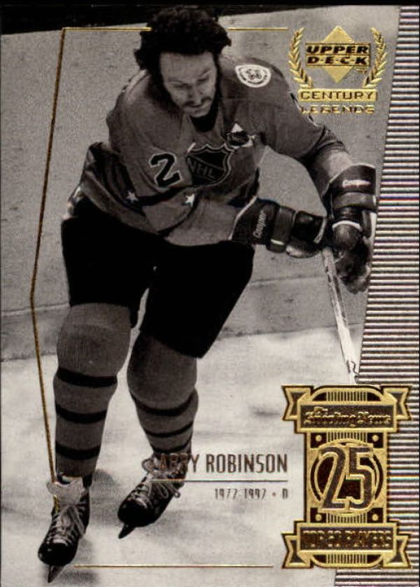 NHL 1999-00 Upper Deck Century Legends - No 25 - Robinson