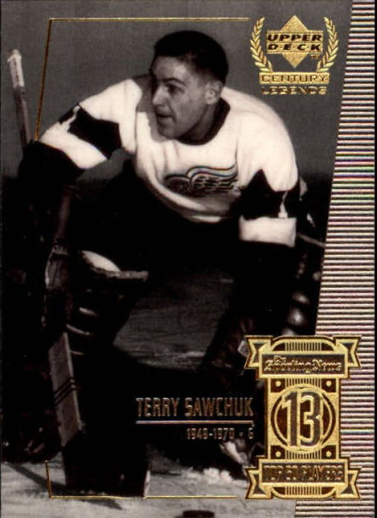 NHL 1999-00 Upper Deck Century Legends - No 13 - Sawchuk