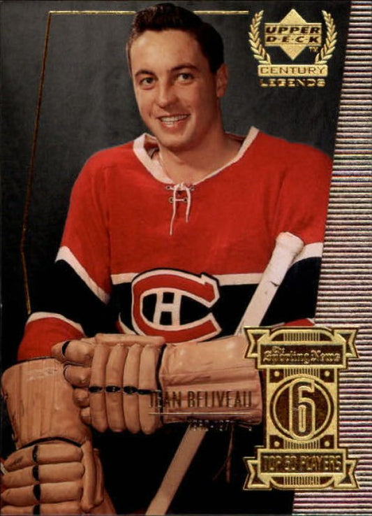 NHL 1999-00 Upper Deck Century Legends - No 6 - Beliveau