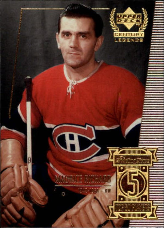 NHL 1999-00 Upper Deck Century Legends - No 5 - Richard