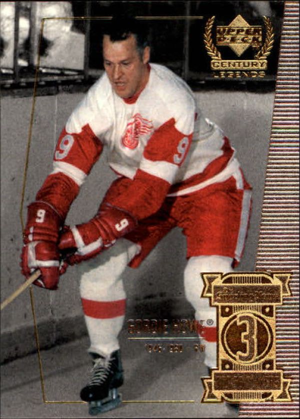 NHL 1999-00 Upper Deck Century Legends - No 3 - Howe