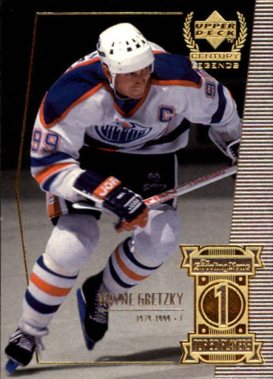 NHL 1999-00 Upper Deck Century Legends - No 1 - Gretzky