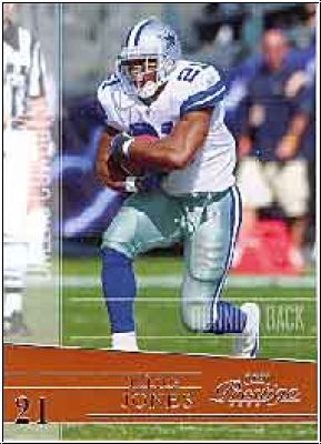 NFL 2006 Playoff Prestige - No. 42 - Julius Jones