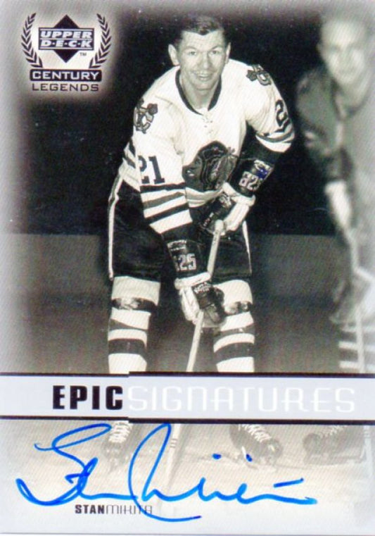 NHL 1999-00 Upper Deck Century Legends Epic Signatures - No SM - Stan Mikita
