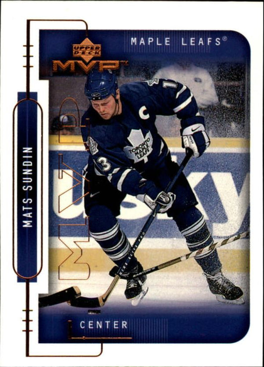 NHL 1999-00 Upper Deck MVP - No. 196 - Mats Sundin