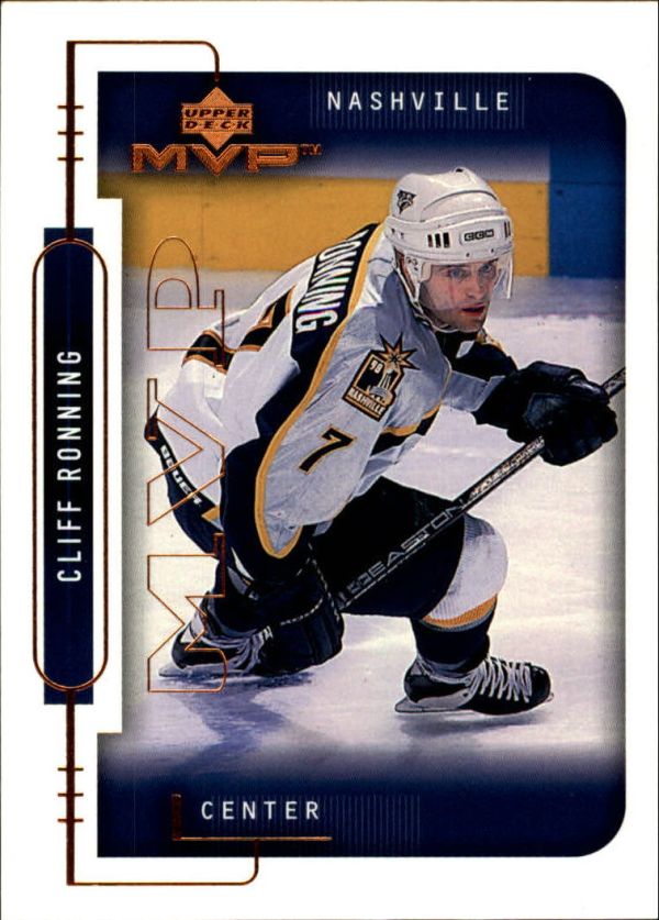 NHL 1999-00 Upper Deck MVP - No 108 - Cliff Ronning