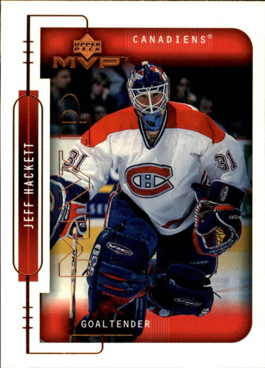 NHL 1999-00 Upper Deck MVP - No 104 - Jeff Hackett