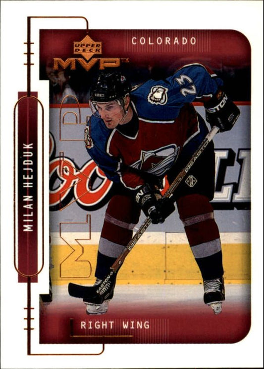 NHL 1999-00 Upper Deck MVP - No. 58 - Milan Hejduk