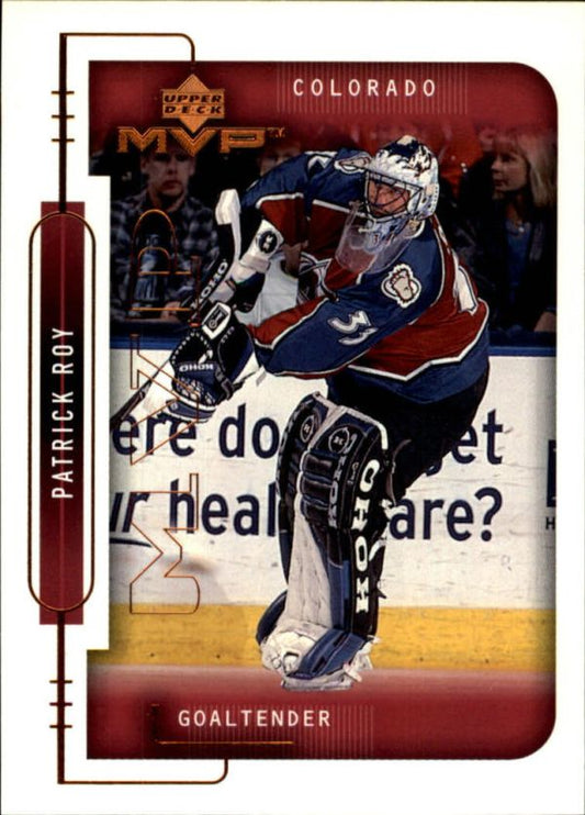 NHL 1999-00 Upper Deck MVP - No. 55 - Patrick Roy