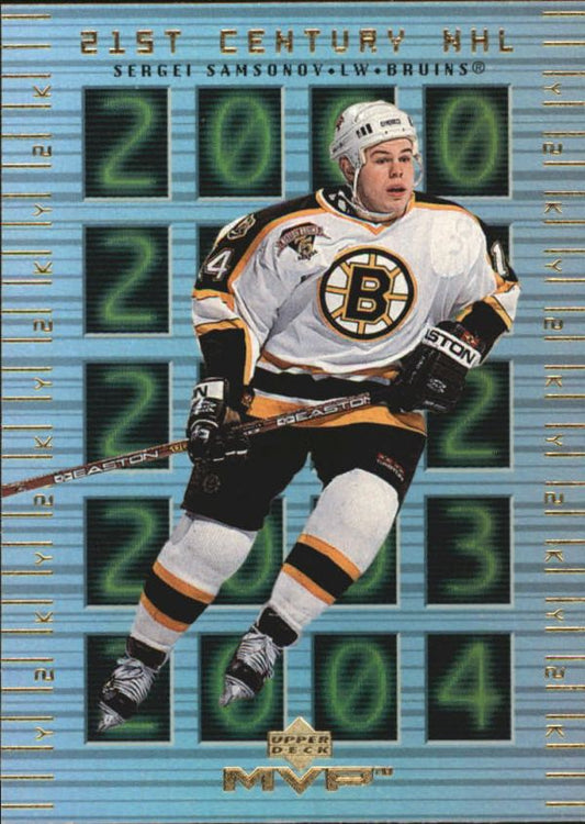 NHL 1999-00 Upper Deck MVP 21st Century NHL - No 21st-2 - Sergei Samsonov