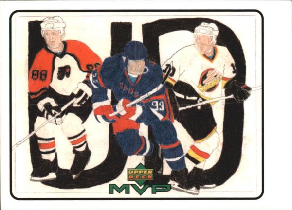 NHL 1999-00 Upper Deck MVP Draw Your Own Trading Card - No W15 - Wayne Gretzky