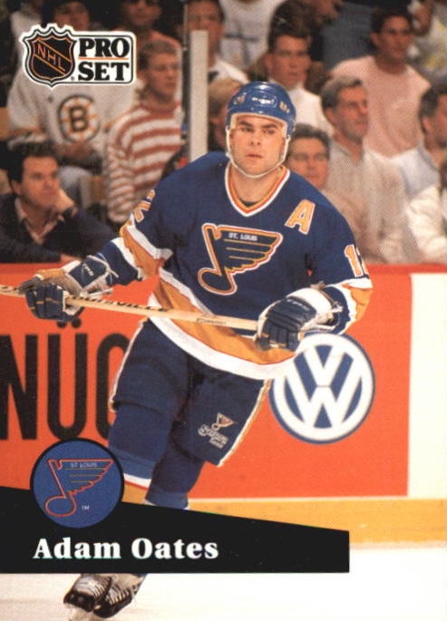 NHL 1991-92 ProSet French - No 219 - Adam Oates