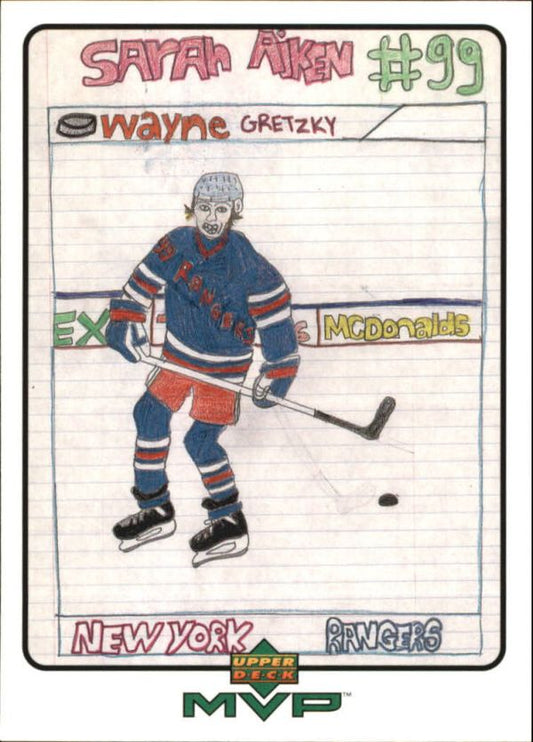 NHL 1999-00 Upper Deck MVP Draw Your Own Trading Card - No W41 - Wayne Gretzky