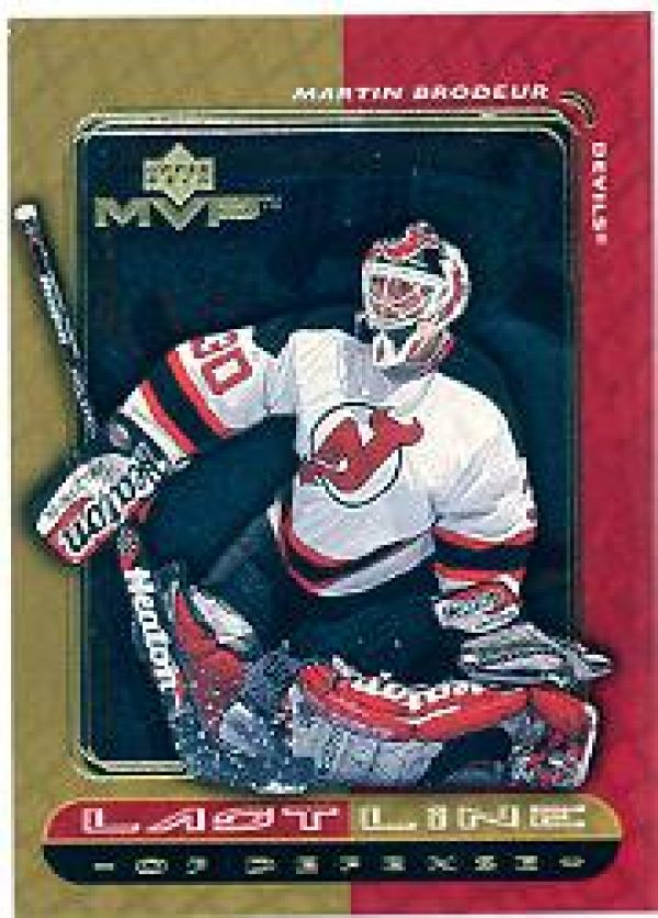 NHL 1999-00 Upper Deck MVP Last Line - No LL2 - Brodeur