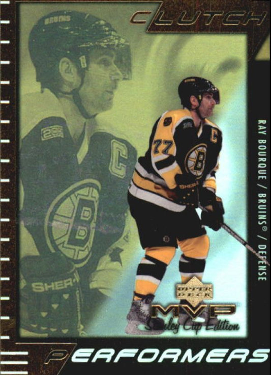 NHL 1999-00 Upper Deck MVP SC Edition Clutch Performers - No CP2 - Ray Bourque