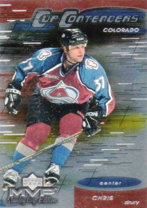 NHL 1999-00 Upper Deck MVP SC Edition Cup Contenders - No CC4 - Chris Drury