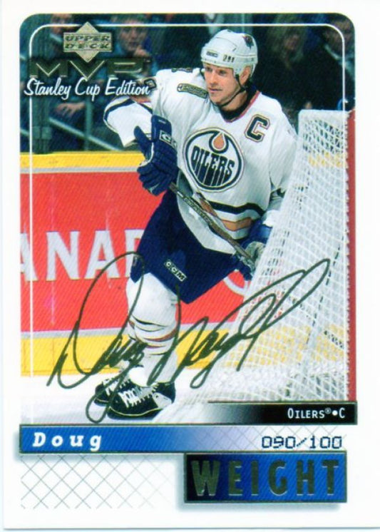 NHL 1999-00 Upper Deck MVP SC Edition Gold Script - No 72 - Doug Weight