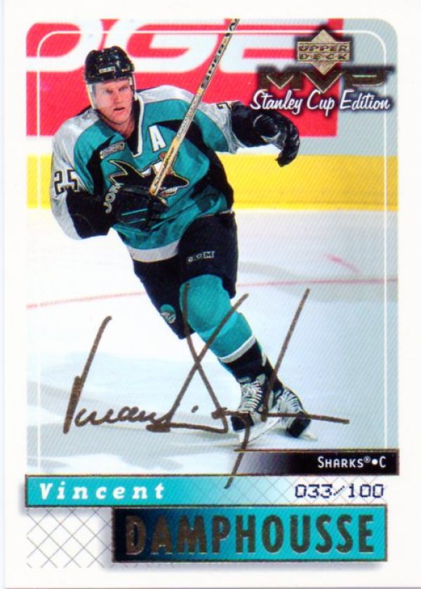 NHL 1999-00 Upper Deck MVP SC Edition Gold Script - No 156 - Vincent Damphousse