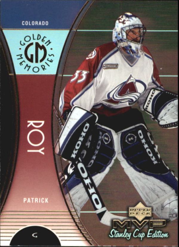 NHL 1999-00 Upper Deck MVP SC Edition Golden Memories - No GM2 - Patrick Roy