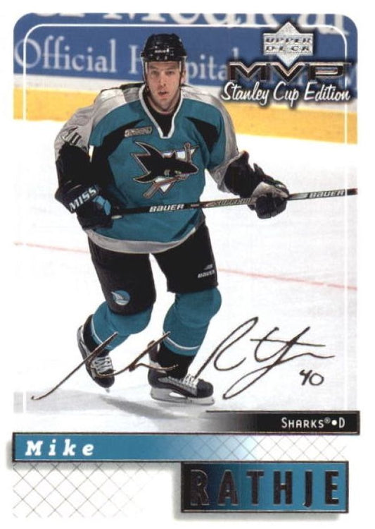 NHL 1999-00 Upper Deck MVP SC Edition Silver Script - No 157 -  Mike Rathje