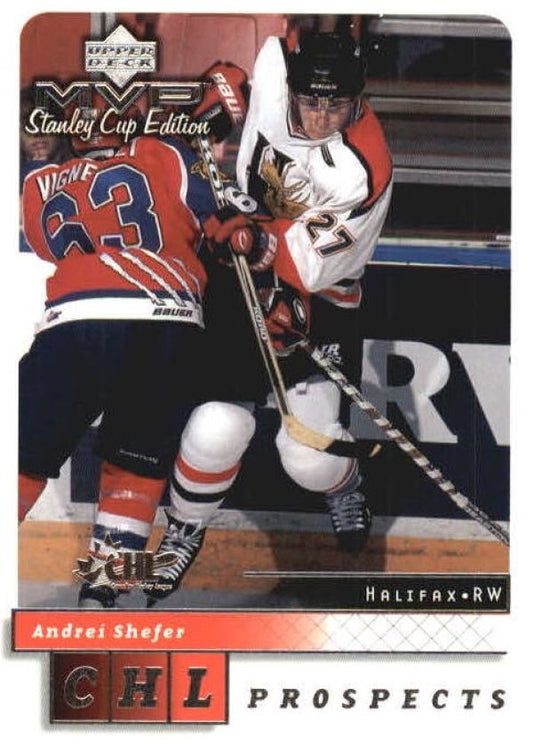 NHL 1999-00 Upper Deck MVP SC Edition Silver Script - No 202 - Andrei Shefer