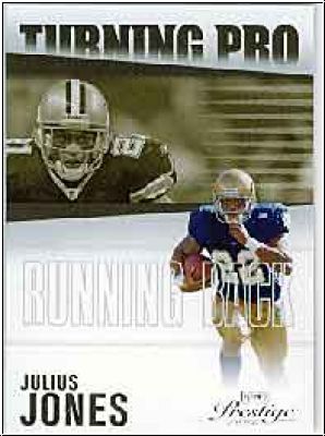 NFL 2006 Playoff Prestige Turning Pro - No TP-3 - Julius Jones