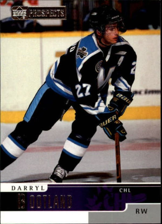 NHL 1999-00 UD Prospects - No 7 - Darryl Bootland