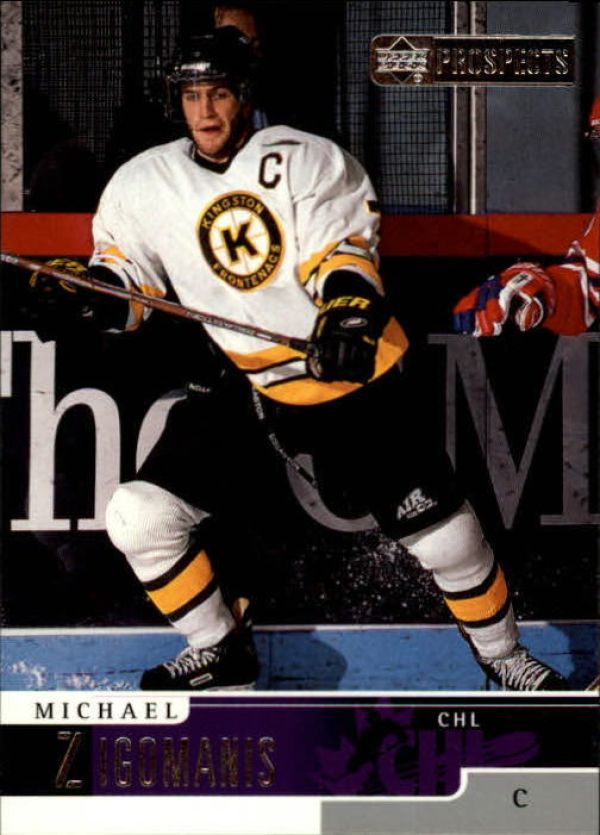 NHL 1999-00 UD Prospects - No 8 - Michael Zigmonais