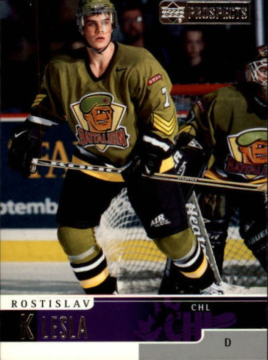 NHL 1999-00 UD Prospects - No 22 - Rostislav Klesla