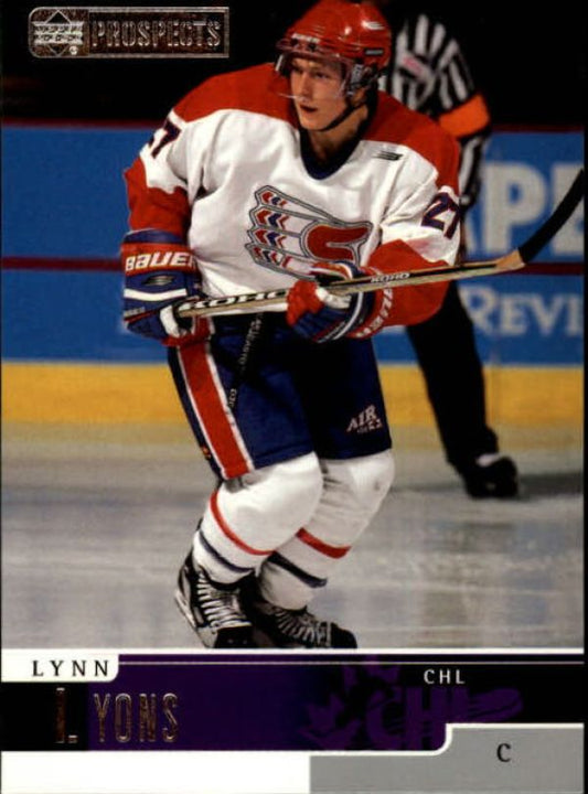 NHL 1999-00 UD Prospects - No 49 - Lynn Lyons