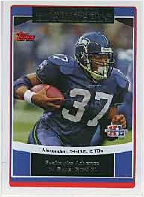 NFL 2006 Topps - No. 309 - Alexander