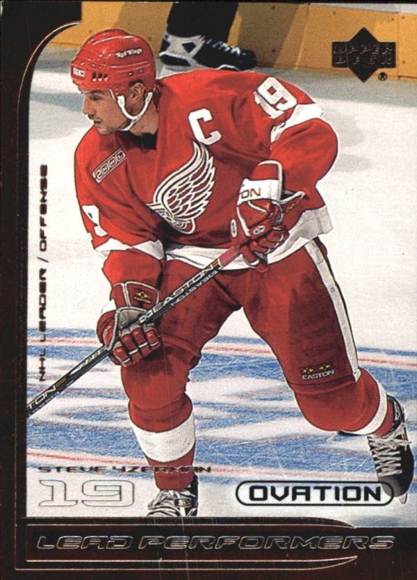 NHL 1999-00 Upper Deck Ovation Lead Performers - No LP14 - Steve Yzerman