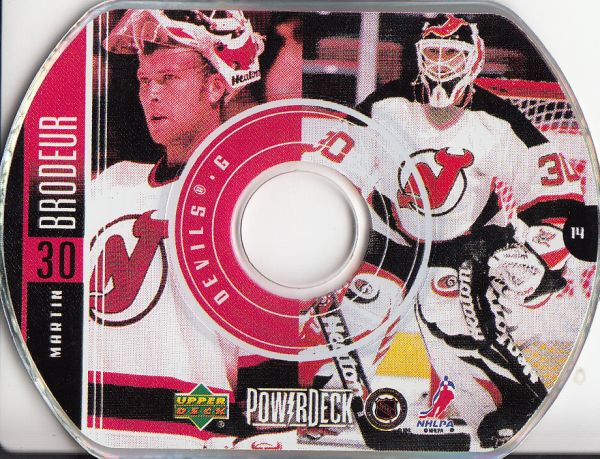 NHL 1999-00 Upper Deck PowerDeck - No 14 - Martin Brodeur