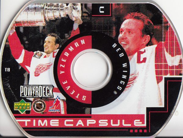 NHL 1999-00 Upper Deck PowerDeck Time Capsule - No T8 - Steve Yzerman