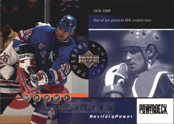 NHL 1999-00 Upper Deck PowerDeck Auxiliary Powerfull Moments - No AUX-PM1 - Wayne Gretzky