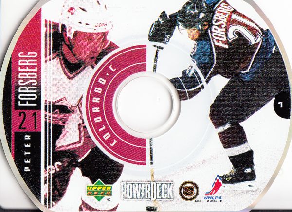 NHL 1999-00 Upper Deck PowerDeck - No 7 - Peter Forsberg