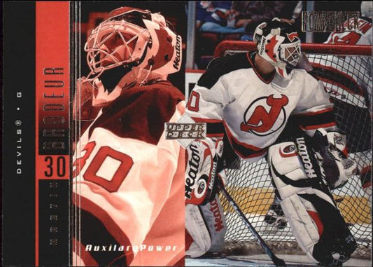 NHL 1999-00 Upper Deck PowerDeck Auxiliary - No AUX14 - Martin Brodeur