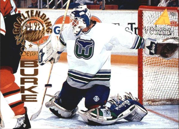 NHL 1994/95 Pinnacle Goaltending Greats - No GT 12 - Burke