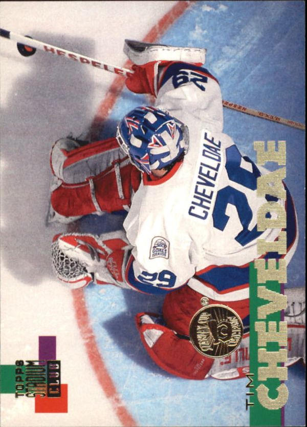 NHL 1994 / 95 Stadium Club - No 217 - Tim Cheveldae