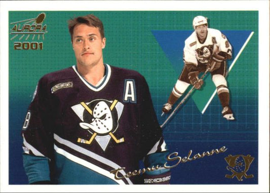 NHL 2000-01 Aurora - No 4 - Teemu Selanne