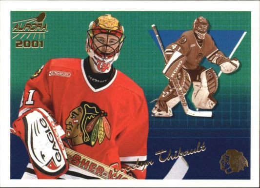 NHL 2000-01 Aurora - No. 34 - Jocelyn Thibault