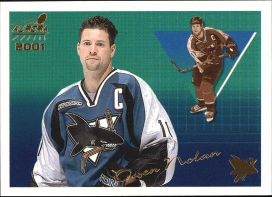 NHL 2000-01 Aurora - No 129 - Owen Nolan