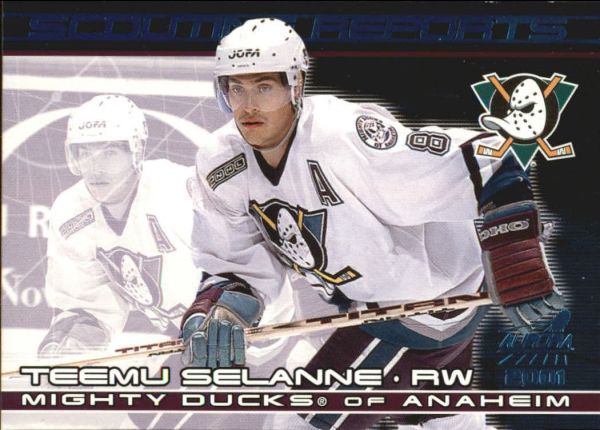 NHL 2000-01 Aurora Scouting Reports - No 2 - Teemu Selanne