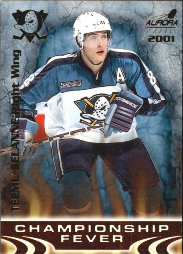 NHL 2000-01 Aurora Championship Fever - No 2 - Teemu Selanne